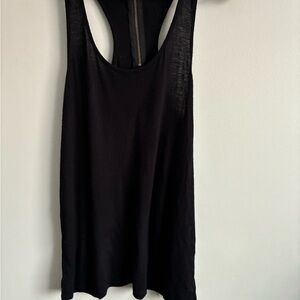 Black Sleeveless Tank Top